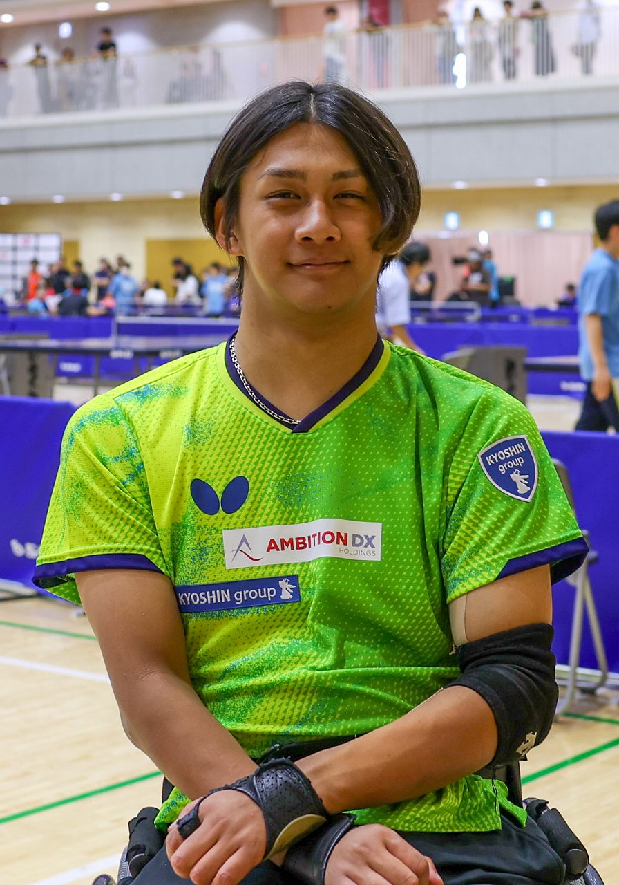 四海吏登 パラ卓球 株式会社アンビションDXホールディングス所属パラアスリート | つなひろワールド プラス